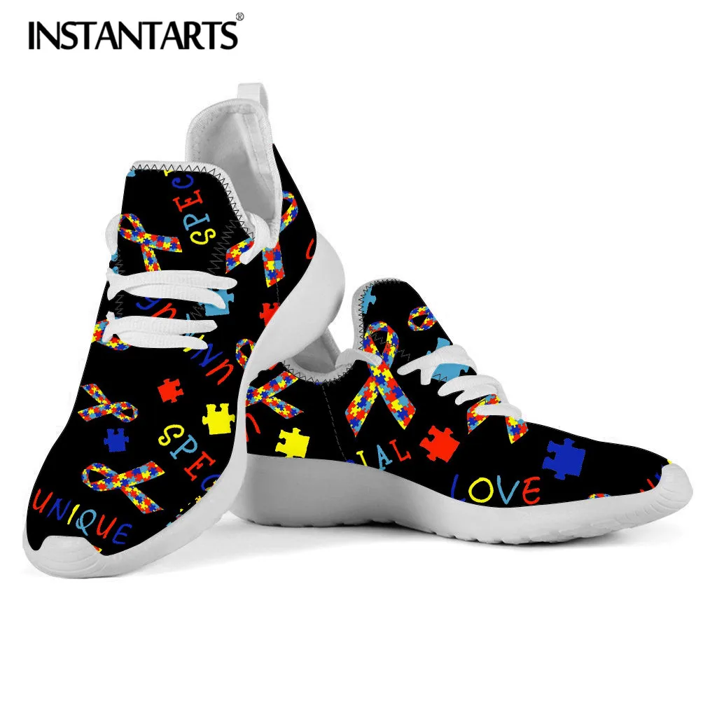 INSTANTARTS Autism Awareness Pattern 3D Men's Lace Up Casual Sneakers Summer Comfortable Shoes Man's Loafers Zapatos Black White
INSTANTARTS Autism Awareness Pattern 3D Men's Lace Up Casual Sneakers Summer Comfortable Shoes Man's Loafers Zapatos Black White