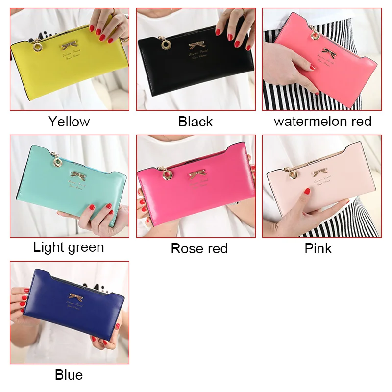 1 Pcs Women Lady Wallet Purse Long Design Bowknot Holder for Coin Money Cards New
1 Pcs Women Lady Wallet Purse Long Design Bowknot Holder for Coin Money Cards New
