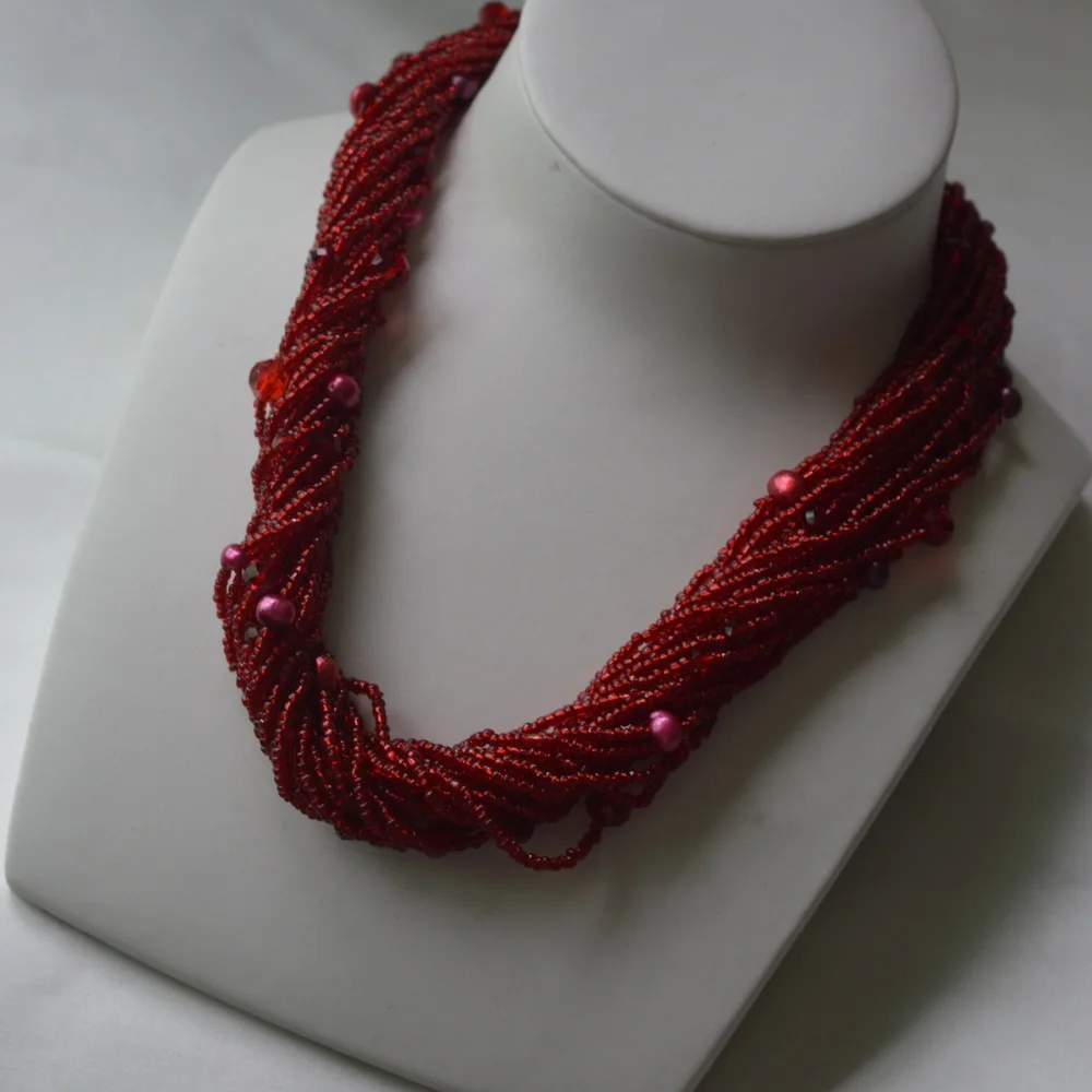 2018 New Arrival Fashion Jewelry Red Pearl Crystal Cz Glass Seed Bead Choker Necklace Women Gift
2018 New Arrival Fashion Jewelry Red Pearl Crystal Cz Glass Seed Bead Choker Necklace Women Gift