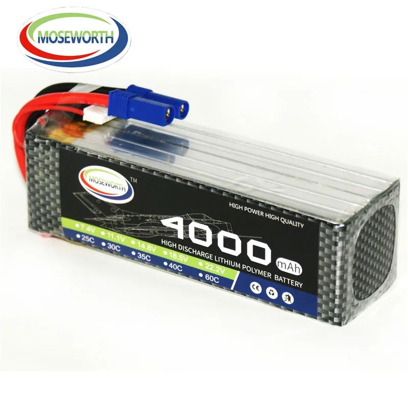 5S 18.5V 4000mAh 30C-60C RC LiPo Battery MOSEWORTH For NEW Helicopter Drone Car Boat Remote Control Quadcopter Airplane Model
5S 18.5V 4000mAh 30C-60C RC LiPo Battery MOSEWORTH For NEW Helicopter Drone Car Boat Remote Control Quadcopter Airplane Model