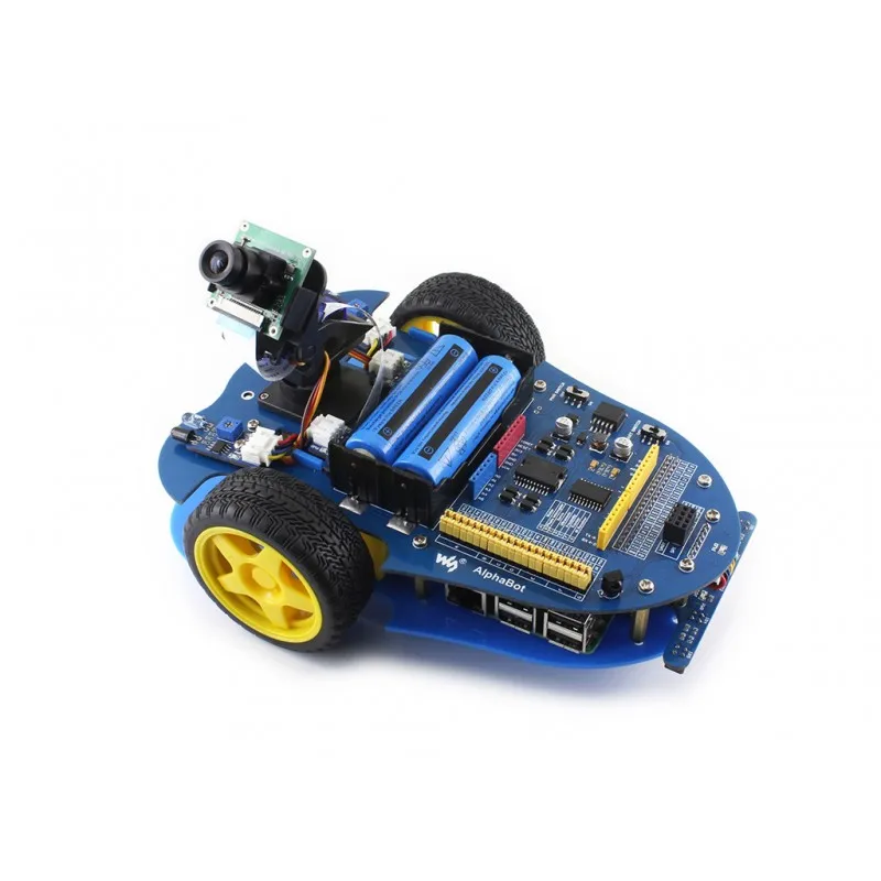 AlphaBot Smart Car Raspberry Pi Robot Building Kit with Raspberry Pi 3 Model B + AlphaBot + Camera with US/EU Power Adapter
AlphaBot Smart Car Raspberry Pi Robot Building Kit with Raspberry Pi 3 Model B + AlphaBot + Camera with US/EU Power Adapter