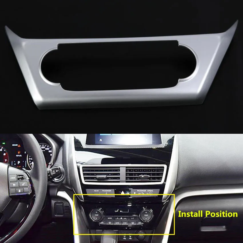 YAQUICKA Car-styling For Mitsubishi Eclipse Cross 2017 2018 Car Interior Air Conditioning Adjust Panel Decor Frame Trim New
YAQUICKA Car-styling For Mitsubishi Eclipse Cross 2017 2018 Car Interior Air Conditioning Adjust Panel Decor Frame Trim New