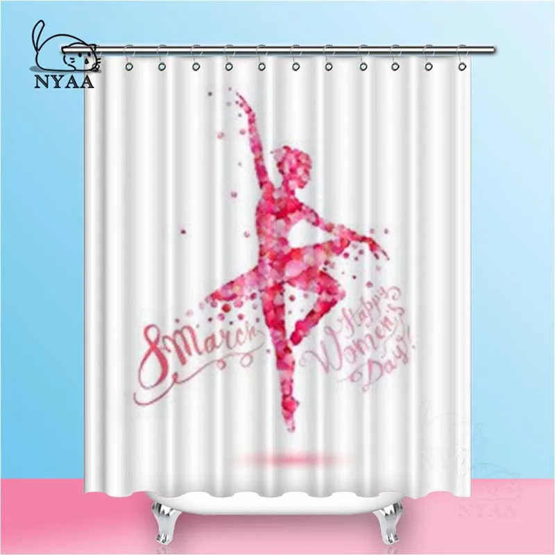 NYAA Fabric Art Shower Curtain With Hooks Action Ballerina Dancing Ballet Dying Swan Lake Dancer Watercolor Painting White Dance
NYAA Fabric Art Shower Curtain With Hooks Action Ballerina Dancing Ballet Dying Swan Lake Dancer Watercolor Painting White Dance