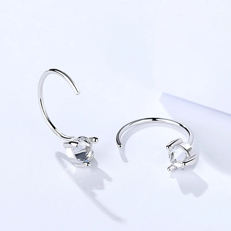 Fashion 100% real 925 sterling silver earrings for women pure S925 silver cubic zirconia earing jewelry Crystal earing
Fashion 100% real 925 sterling silver earrings for women pure S925 silver cubic zirconia earing jewelry Crystal earing