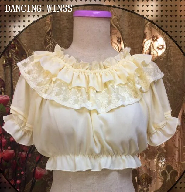 Women'S Chiffon Blouse Sexy Off Shoulder Short Sleeve Slash Neck Soild Shirt Short Paragraph Summer Tops
Women'S Chiffon Blouse Sexy Off Shoulder Short Sleeve Slash Neck Soild Shirt Short Paragraph Summer Tops