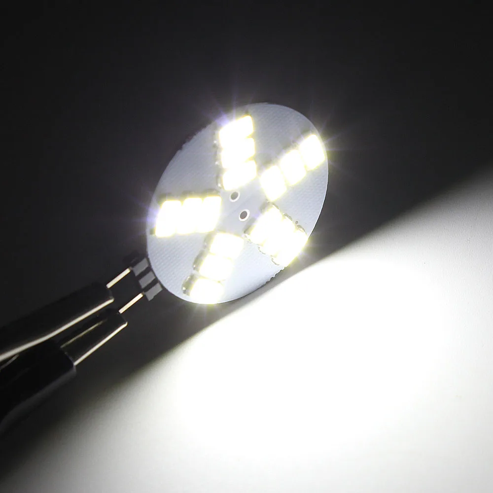 3W G4 SMD LED Lamp 15 Leds 5730 SMD Spot Light Bulb AC DC 12V Round Lamp White/Warm White
3W G4 SMD LED Lamp 15 Leds 5730 SMD Spot Light Bulb AC DC 12V Round Lamp White/Warm White