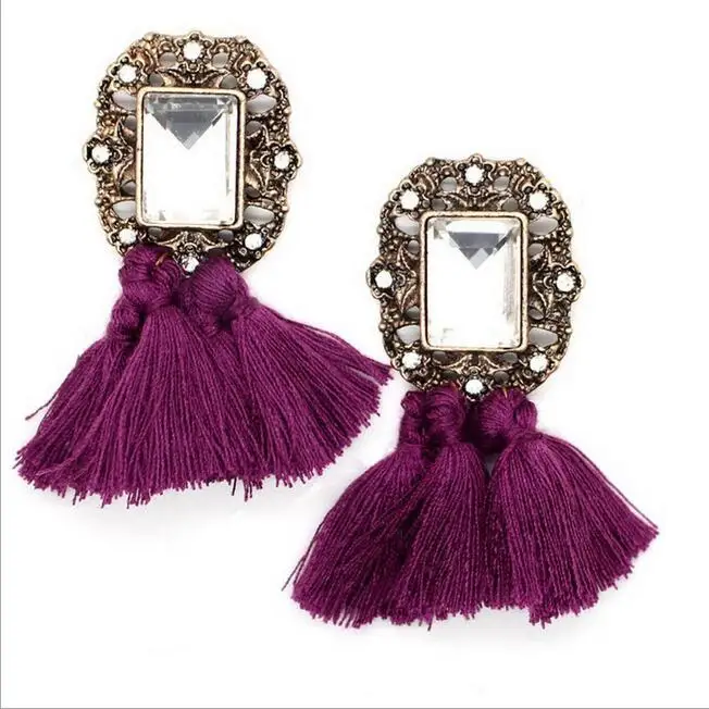 Geometric ZA Crystal Stud Tassel Earrings For Women Wedding Party Rhinestone Vintage Gifts Trendy Jewelry Woman Earings 2018
Geometric ZA Crystal Stud Tassel Earrings For Women Wedding Party Rhinestone Vintage Gifts Trendy Jewelry Woman Earings 2018