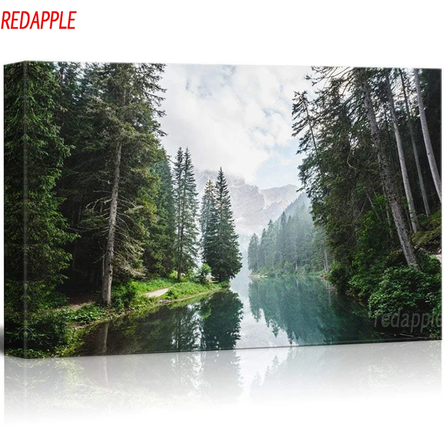 DIY Diamond Painting Forest Mountains River landscape Cross Stitch diamond embroidery mosaic Natural Scenery Wall sticker Decor
DIY Diamond Painting Forest Mountains River landscape Cross Stitch diamond embroidery mosaic Natural Scenery Wall sticker Decor