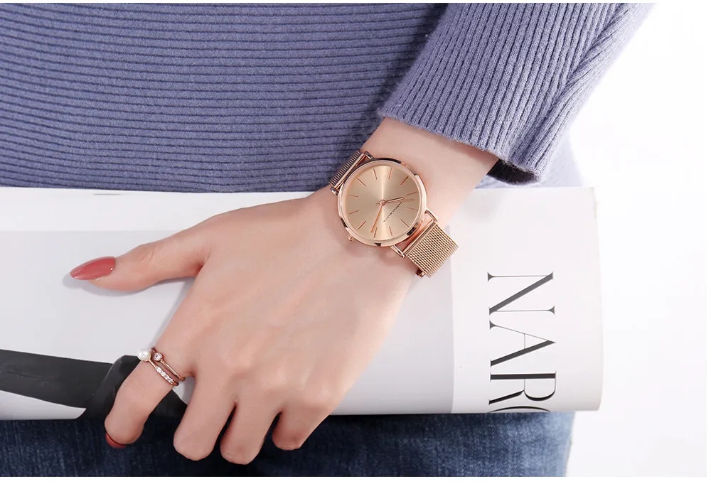 Stainless Steel Mesh Strap Japan Quartz Movement Waterproof Ladies Luxury Watch reloj mujer relogio femino
Stainless Steel Mesh Strap Japan Quartz Movement Waterproof Ladies Luxury Watch reloj mujer relogio femino
