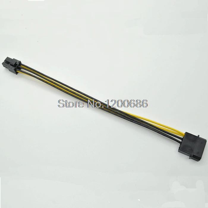 20CM Large 4P (D type) turn 6P wire harness aphics power cable IDE switch 6P graphics power cord 4-pin to 6-pin wire
20CM Large 4P (D type) turn 6P wire harness aphics power cable IDE switch 6P graphics power cord 4-pin to 6-pin wire