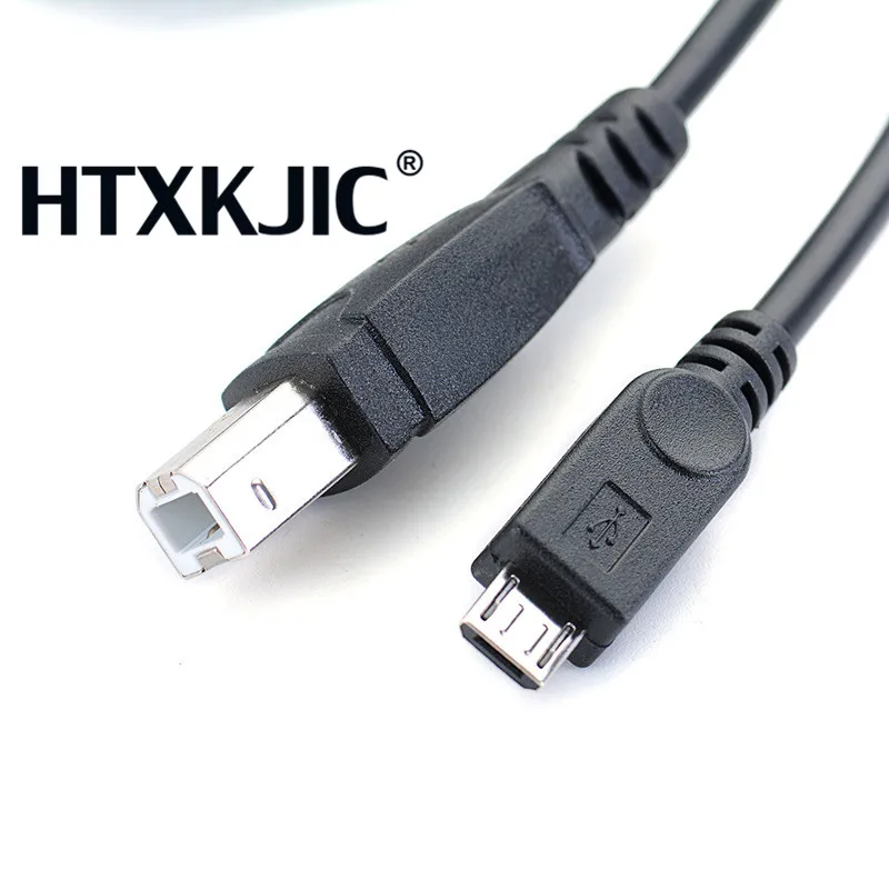 Кабель для передачи данных Micro USB male к стандартному USB 2,0 B Type Male для жесткого диска и сканера принтера 1 м
Кабель для передачи данных Micro USB male к стандартному USB 2,0 B Type Male для жесткого диска и сканера принтера 1 м