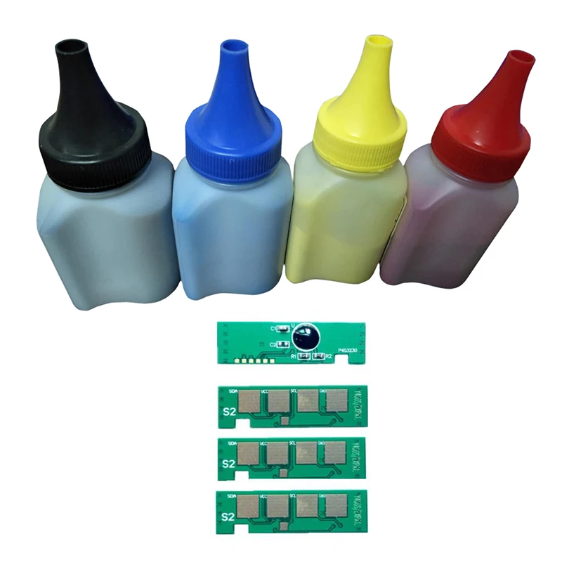 4x100g Toner Powder + 4x Chips CLT-406S for Samsung Xpress C410W SL-C460W SL-C460FW SL-C467W CLP-360 CLP-360N CLP-365 CLP-368
4x100g Toner Powder + 4x Chips CLT-406S for Samsung Xpress C410W SL-C460W SL-C460FW SL-C467W CLP-360 CLP-360N CLP-365 CLP-368