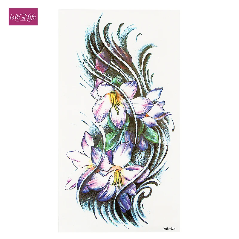 1PC Daffodil FLash Tattoo Flower Henna Temporary Tattoo Black Mehndi Style Waterproof Tattoo Sticker
1PC Daffodil FLash Tattoo Flower Henna Temporary Tattoo Black Mehndi Style Waterproof Tattoo Sticker