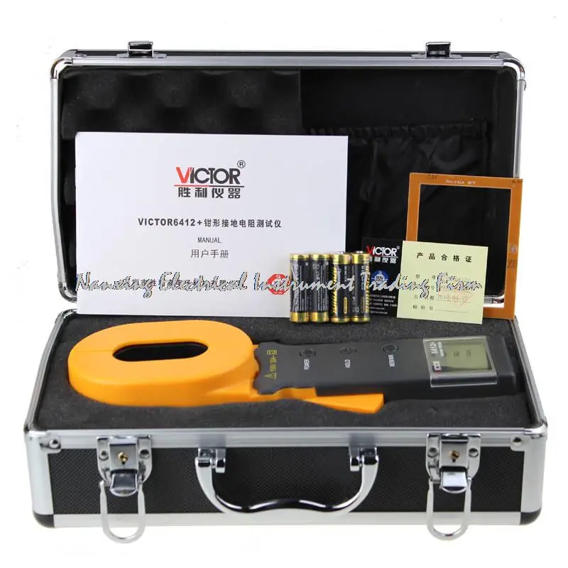 Fast arrival VICTOR Clamp Ground VC6412+ digital clamp ground resistor tester / lightning tester
Fast arrival VICTOR Clamp Ground VC6412+ digital clamp ground resistor tester / lightning tester