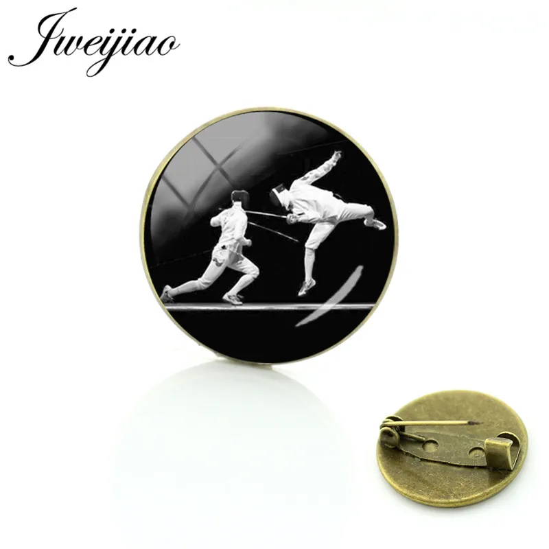 JWEIJIAO vintage Fencing brooches pins men women casual sports badge brooch novelty Swordsman jewelry gifts SP70
JWEIJIAO vintage Fencing brooches pins men women casual sports badge brooch novelty Swordsman jewelry gifts SP70