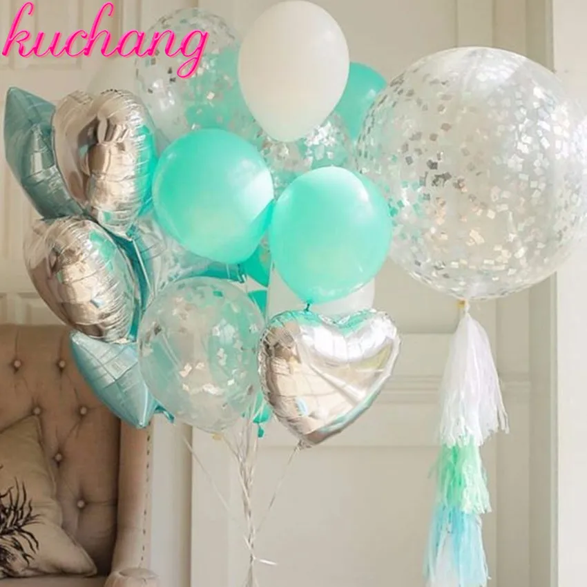 New combination set balloon Tiffany blue silver series suit pink white suit wedding decoration birthday party babyshower balloon
New combination set balloon Tiffany blue silver series suit pink white suit wedding decoration birthday party babyshower balloon