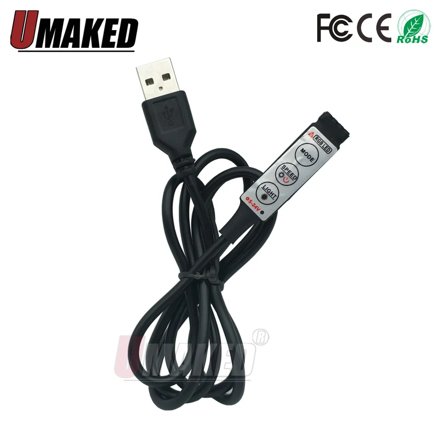 1set USB RGB Controller 5V 3Keys IR Remote Controller Led Dimmer for 5V RGB Led USB strip light tape lamp
1set USB RGB Controller 5V 3Keys IR Remote Controller Led Dimmer for 5V RGB Led USB strip light tape lamp