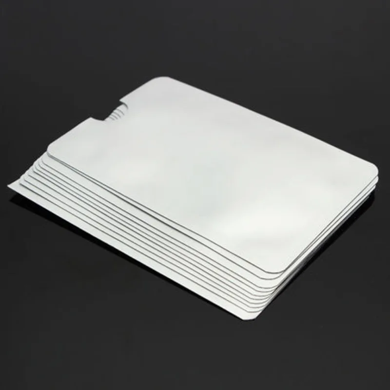 Hot 10pcs Credit Card Protector Secure Sleeves RFID Blocking ID Holder Foil Shield SMA66
Hot 10pcs Credit Card Protector Secure Sleeves RFID Blocking ID Holder Foil Shield SMA66