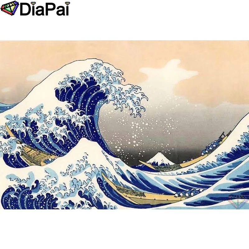 DIAPAI 5D DIY Diamond Painting 100% Full Square/Round Drill "Wave scenery" Diamond Embroidery Cross Stitch 3D Decor A21738
DIAPAI 5D DIY Diamond Painting 100% Full Square/Round Drill "Wave scenery" Diamond Embroidery Cross Stitch 3D Decor A21738
