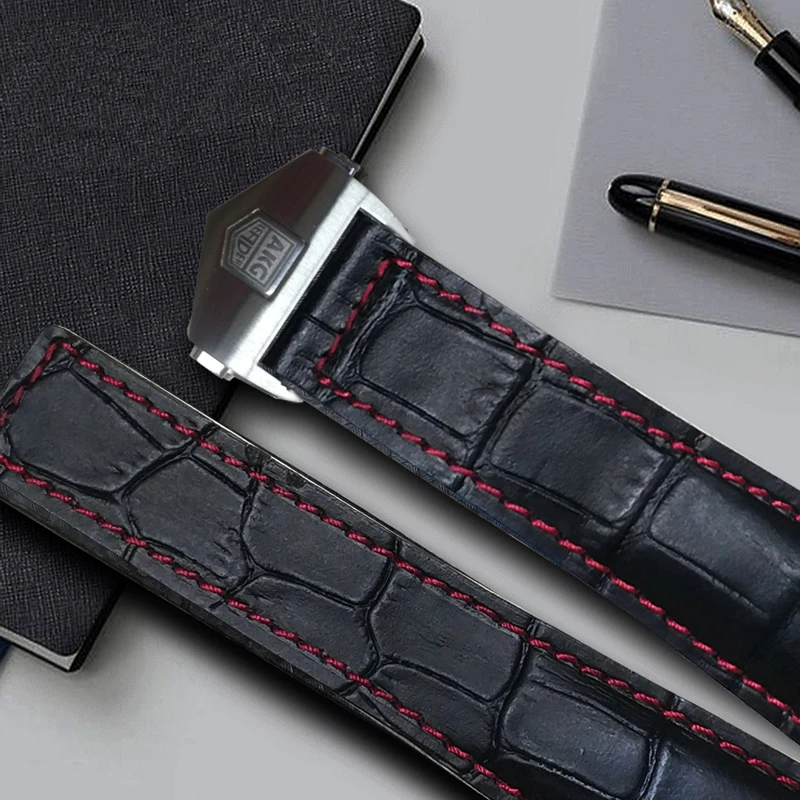 Ремешок для часов AKGLEADER 20-22 мм браслет из натуральной кожи Samsung Gear S3 S2 Huawei Watch 2P Huami