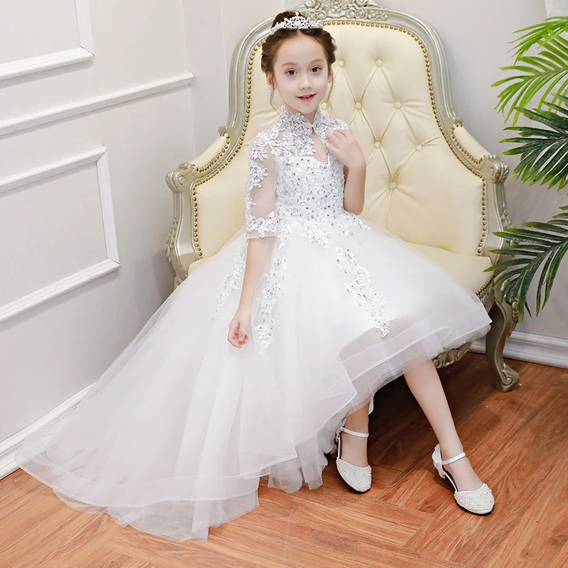 Girls attend the banquet the first white dress 2019 new white wedding dress girl Princess Birthday Party vestidos de fiesta
Girls attend the banquet the first white dress 2019 new white wedding dress girl Princess Birthday Party vestidos de fiesta