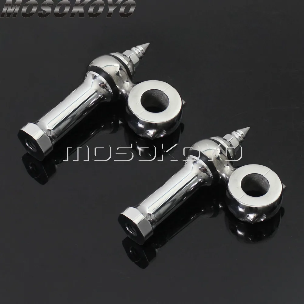 4 "Rise Offset Spike Style 1" или 7/8 "Руль Riser Dog Bone 25 мм крепление для бара зажим Кафе Racer