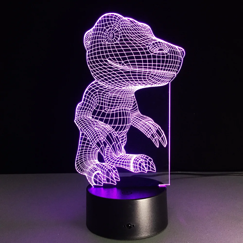Novelty Dinosaur Remote Touch Switch 3D Illusion Night Light Colorful USB LED Table Lamp Bluetooth Speaker For Home Decor
Novelty Dinosaur Remote Touch Switch 3D Illusion Night Light Colorful USB LED Table Lamp Bluetooth Speaker For Home Decor