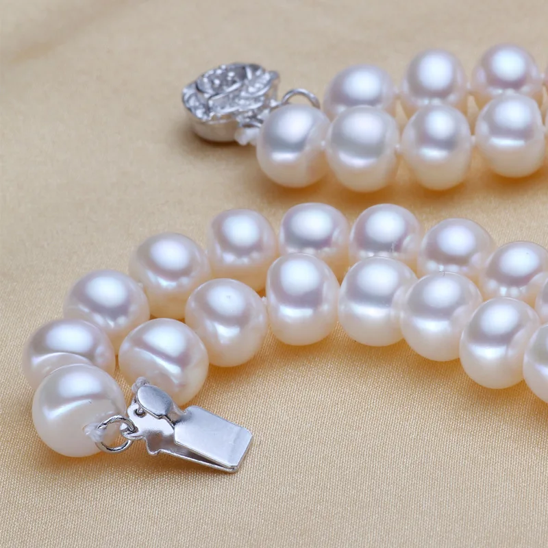 ASHIQI Real Natural Pearl Bracelet for Women Freshwater Pearls Jewelry handmade bracelets 2 Rows NEW gift
ASHIQI Real Natural Pearl Bracelet for Women Freshwater Pearls Jewelry handmade bracelets 2 Rows NEW gift