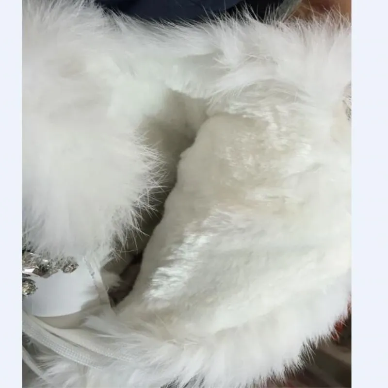 2020 New Winter Warm Rhinestones Snow Boots Handmade Diamond Women Boots Real Rabbit Fur Platform Shoes Crystal Fur Flats Woman
2020 New Winter Warm Rhinestones Snow Boots Handmade Diamond Women Boots Real Rabbit Fur Platform Shoes Crystal Fur Flats Woman