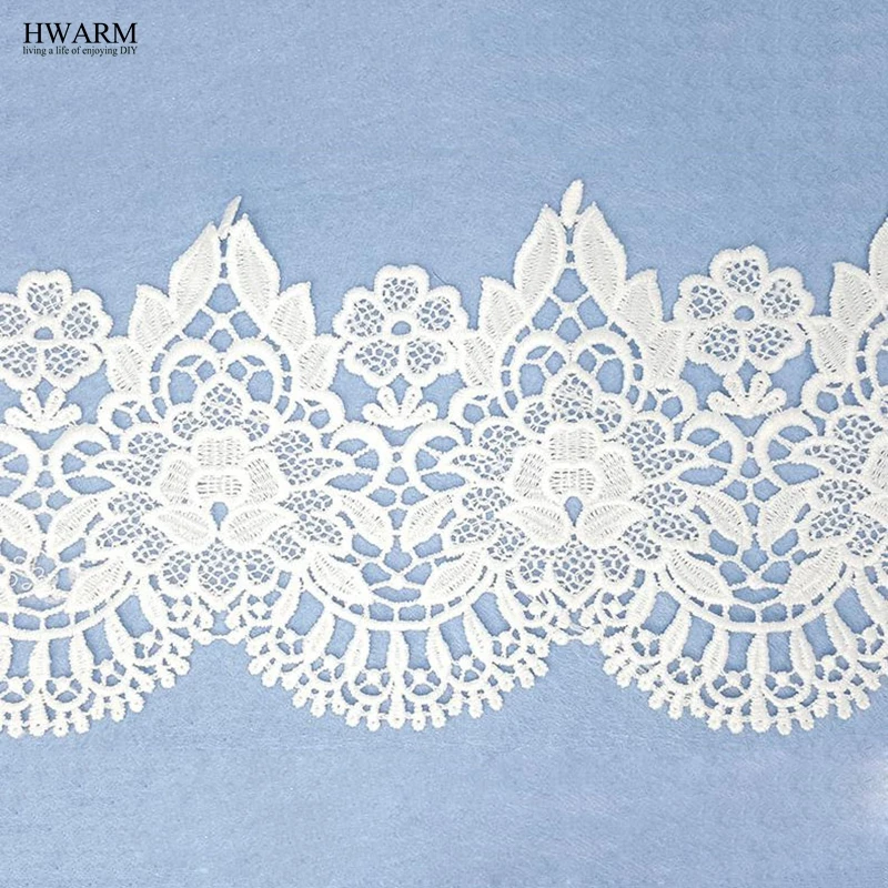 4yard white african lace fabric ribbon wedding Hollow milk silk water-soluble lace decor DIY embroidery flower elastic barcode
4yard white african lace fabric ribbon wedding Hollow milk silk water-soluble lace decor DIY embroidery flower elastic barcode
