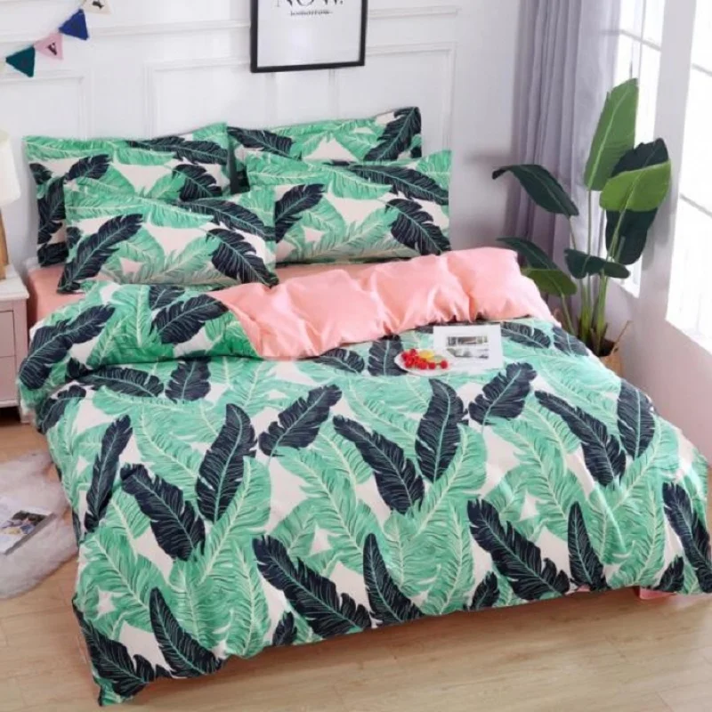 pink blue leaf queen twin full bedding bed sheet set bedclothes duvet cover set bedding set
pink blue leaf queen twin full bedding bed sheet set bedclothes duvet cover set bedding set