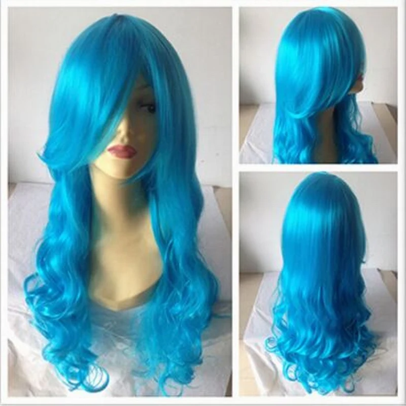 80cm Color wave long curly hair Anime girls wigs Cosplay wigs Halloween party supplies wholesale 50pcs
80cm Color wave long curly hair Anime girls wigs Cosplay wigs Halloween party supplies wholesale 50pcs