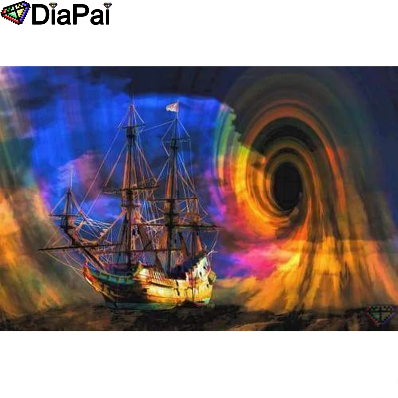 DIAPAI Diamond Painting 5D DIY 100% Full Square/Round Drill "Color boat scenery" Diamond Embroidery Cross Stitch 3D Decor A24254
DIAPAI Diamond Painting 5D DIY 100% Full Square/Round Drill "Color boat scenery" Diamond Embroidery Cross Stitch 3D Decor A24254