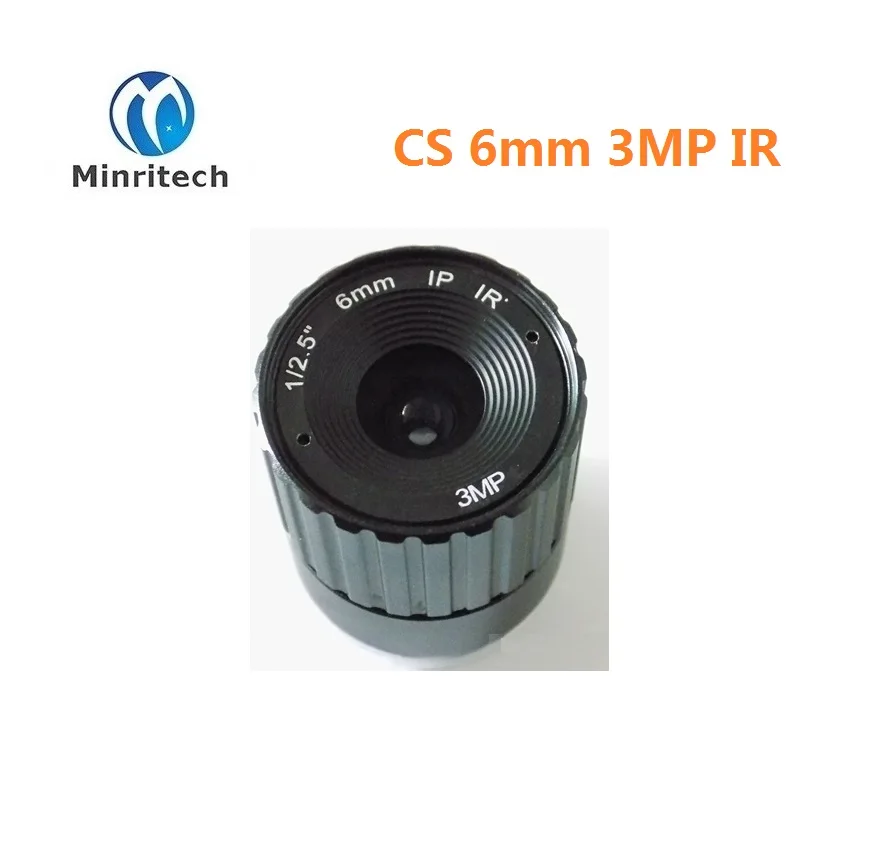 Объектив для оптической камеры видеонаблюдения 3MP HD CS big shot 4 мм/6 мм/8 мм IR CCTV