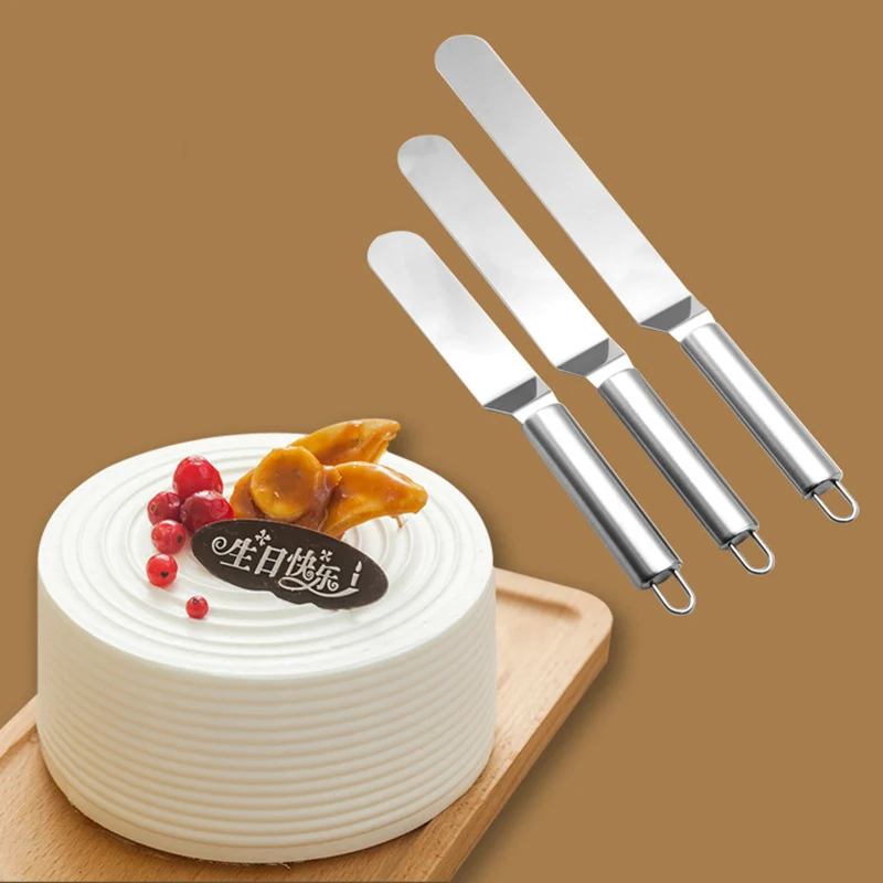 1pc 6/8/10 Inches Stainless Steel Spatula Butter Cake Cream Spatula Fondant Baking Pastry Smoother Cake Decorating Tool
1pc 6/8/10 Inches Stainless Steel Spatula Butter Cake Cream Spatula Fondant Baking Pastry Smoother Cake Decorating Tool