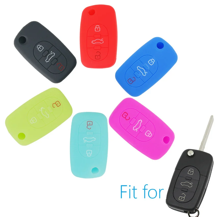 1pcs 3 Buttons Silicone Car Key Cover For AUDI A2 A3 S3 A4 S4 A6 S6 RS6 A8 TT ALLROAD Washable Soft Auto Key Case Protector
1pcs 3 Buttons Silicone Car Key Cover For AUDI A2 A3 S3 A4 S4 A6 S6 RS6 A8 TT ALLROAD Washable Soft Auto Key Case Protector