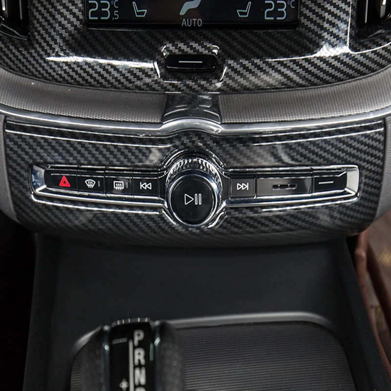 ABS Carbon fibre For Volvo XC60 2018 2019 Car air conditioner Switch frame panel decoration Cover Trim accessories car styling
ABS Carbon fibre For Volvo XC60 2018 2019 Car air conditioner Switch frame panel decoration Cover Trim accessories car styling