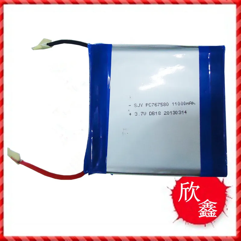3.7V 6000mAh A polymer lithium battery 767580 mobile power core MID Tablet PC Rechargeable Li-ion Cell
3.7V 6000mAh A polymer lithium battery 767580 mobile power core MID Tablet PC Rechargeable Li-ion Cell