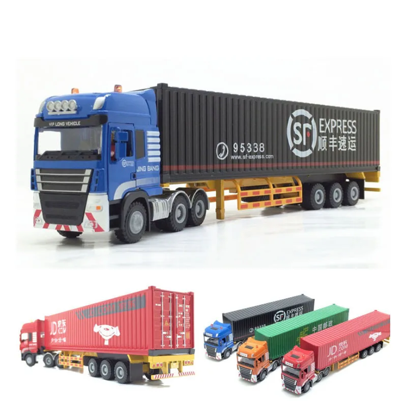 1:50 Scale Alloy Metal Truck Trailer Container Shunfeng Semi-trailer Container Truck Diecast Model Engineering Vehicle Toy
1:50 Scale Alloy Metal Truck Trailer Container Shunfeng Semi-trailer Container Truck Diecast Model Engineering Vehicle Toy