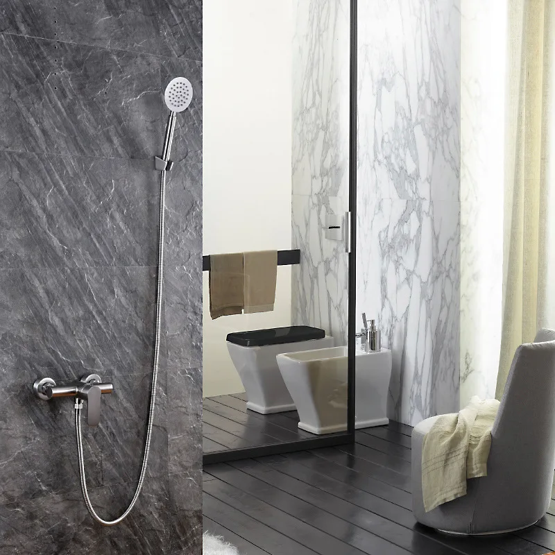 304 Stainless Steel Black bath shower faucet mixer simple shower faucet bathroom telephone bath faucet with hand shower bathroom
304 Stainless Steel Black bath shower faucet mixer simple shower faucet bathroom telephone bath faucet with hand shower bathroom