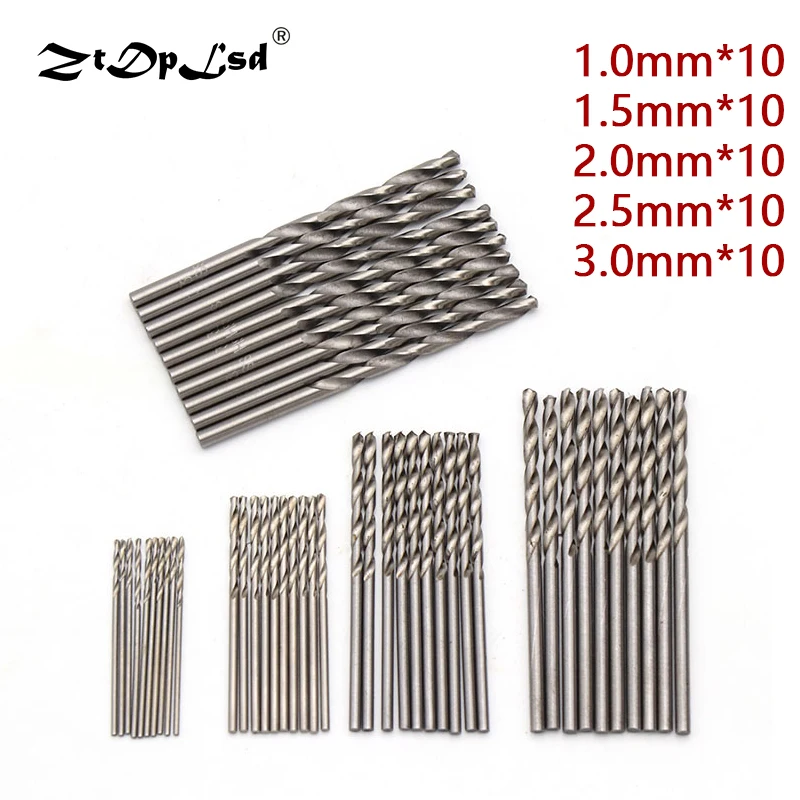 50Pcs Metal Drilling Hole Micro High Speed Steel Hss Straight Shank Mini Twist Drill Bits Electric Rotary Power Bit Saw Wood
50Pcs Metal Drilling Hole Micro High Speed Steel Hss Straight Shank Mini Twist Drill Bits Electric Rotary Power Bit Saw Wood