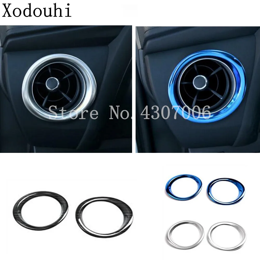 car Styling body Stainless steel garnish cover trim rear air conditioning Outlet Vent For Toyota Corolla Altis 2017 2018 2019
car Styling body Stainless steel garnish cover trim rear air conditioning Outlet Vent For Toyota Corolla Altis 2017 2018 2019