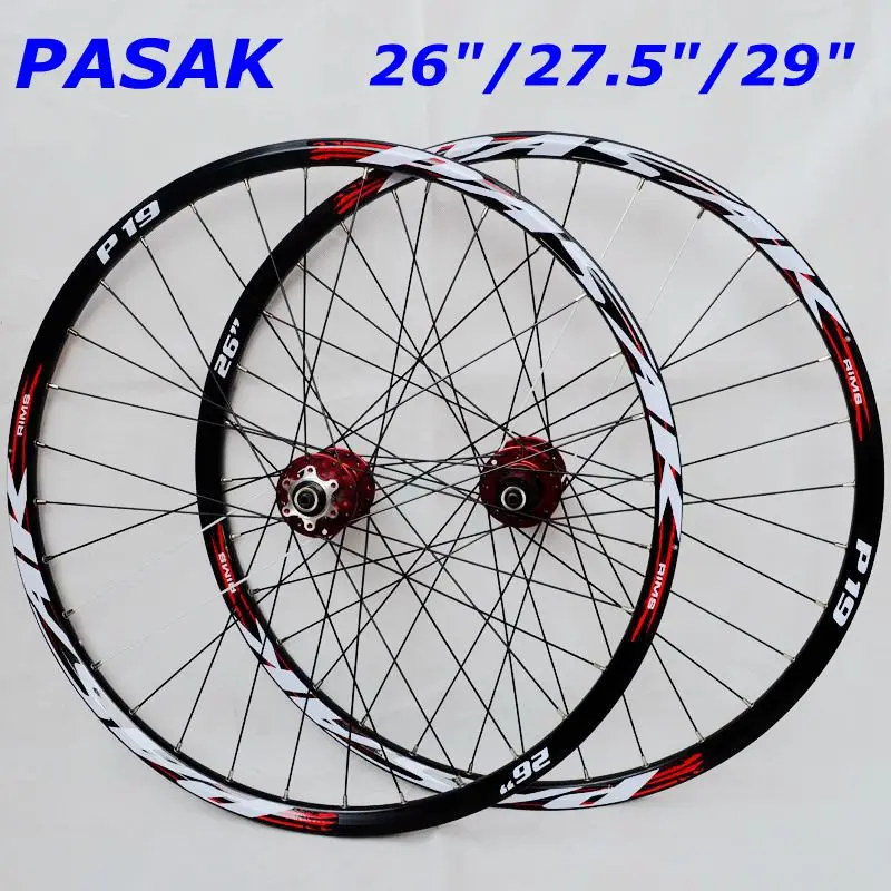 

26'' 29" 27.5" 32Holes Disc Brake Mountain Bike Wheels Six Holes Centerlock MTB Bicycle Wheels front 2 rear 4 sealed bearings