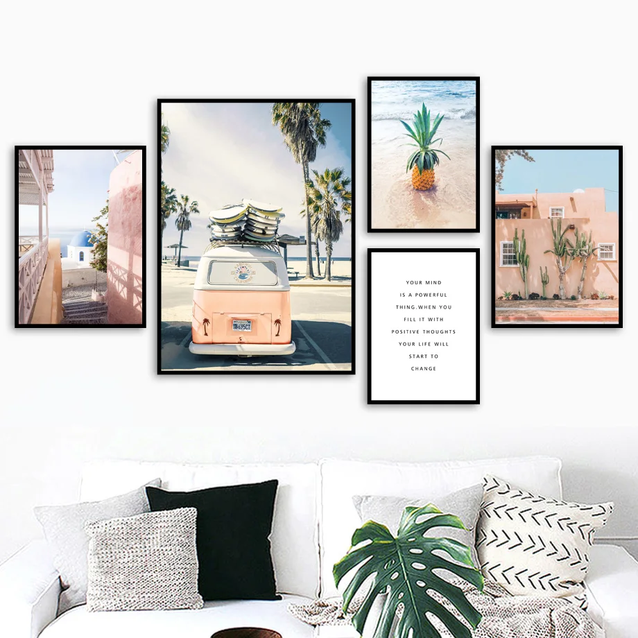 Pineapple Bus Surfboard Cactus Coconut Beach Art Canvas Painting Nordic Posters And Prints Wall Pictures For Living Room Decor
Pineapple Bus Surfboard Cactus Coconut Beach Art Canvas Painting Nordic Posters And Prints Wall Pictures For Living Room Decor