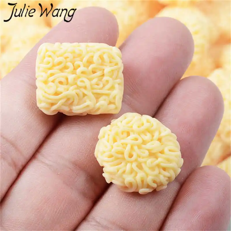 Julie Wang 20PCS Resin Small Instant Noodles Charms Artificial Food Jewelry Making Accessory Table Decoration Props
Julie Wang 20PCS Resin Small Instant Noodles Charms Artificial Food Jewelry Making Accessory Table Decoration Props