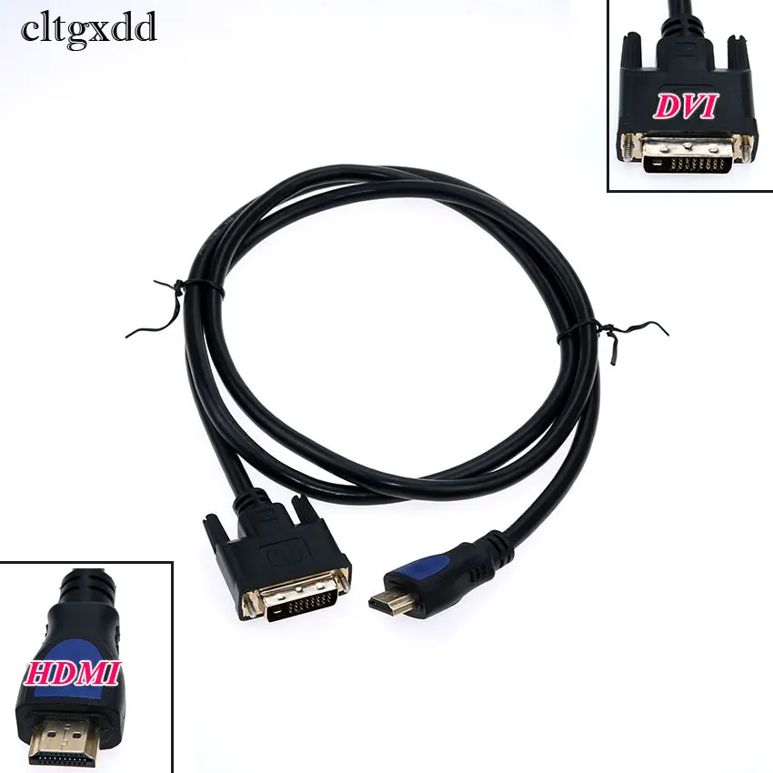 cltgxdd HDMI to DVI 24+1 pin adapter cables 1080P 3D HDMI cable for LCD DVD HDTV XBOX High speed DVI hdmi cable,1.5M
cltgxdd HDMI to DVI 24+1 pin adapter cables 1080P 3D HDMI cable for LCD DVD HDTV XBOX High speed DVI hdmi cable,1.5M