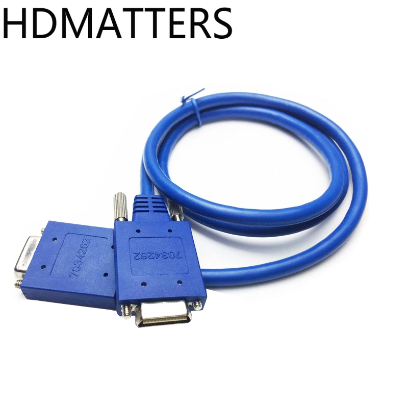 Replacement CAB-SS-2626X-3 Cisco Compatible cable WIC-2T cable Smart Serial Male DTE to Male DCE Crossover
Replacement CAB-SS-2626X-3 Cisco Compatible cable WIC-2T cable Smart Serial Male DTE to Male DCE Crossover