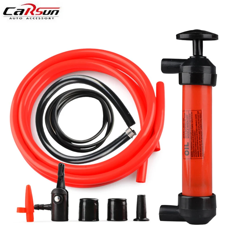 Car Styling Portable Car Siphon Hose Liquid Oil Gas Water Transfer Hand Pump Sucker Plastic Pipe Multi Function Inflator
Car Styling Portable Car Siphon Hose Liquid Oil Gas Water Transfer Hand Pump Sucker Plastic Pipe Multi Function Inflator