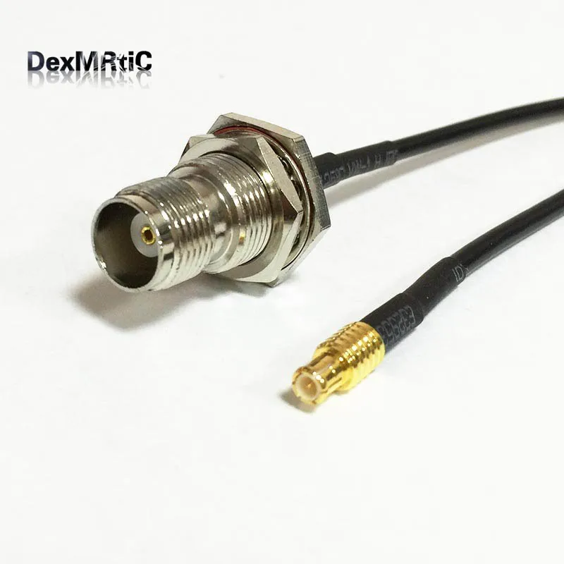 New TNC Female Jack nut Switch MCX Male Plug straight RG174 cable Adapter 20CM 8" for wireless card
New TNC Female Jack nut Switch MCX Male Plug straight RG174 cable Adapter 20CM 8" for wireless card