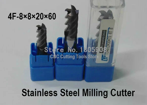 carbide cutter 4F-8.0*8*20*60MM Special stainless steel alloy milling cutter , CNC milling machine, CNC milling tools, Nc tool
carbide cutter 4F-8.0*8*20*60MM Special stainless steel alloy milling cutter , CNC milling machine, CNC milling tools, Nc tool